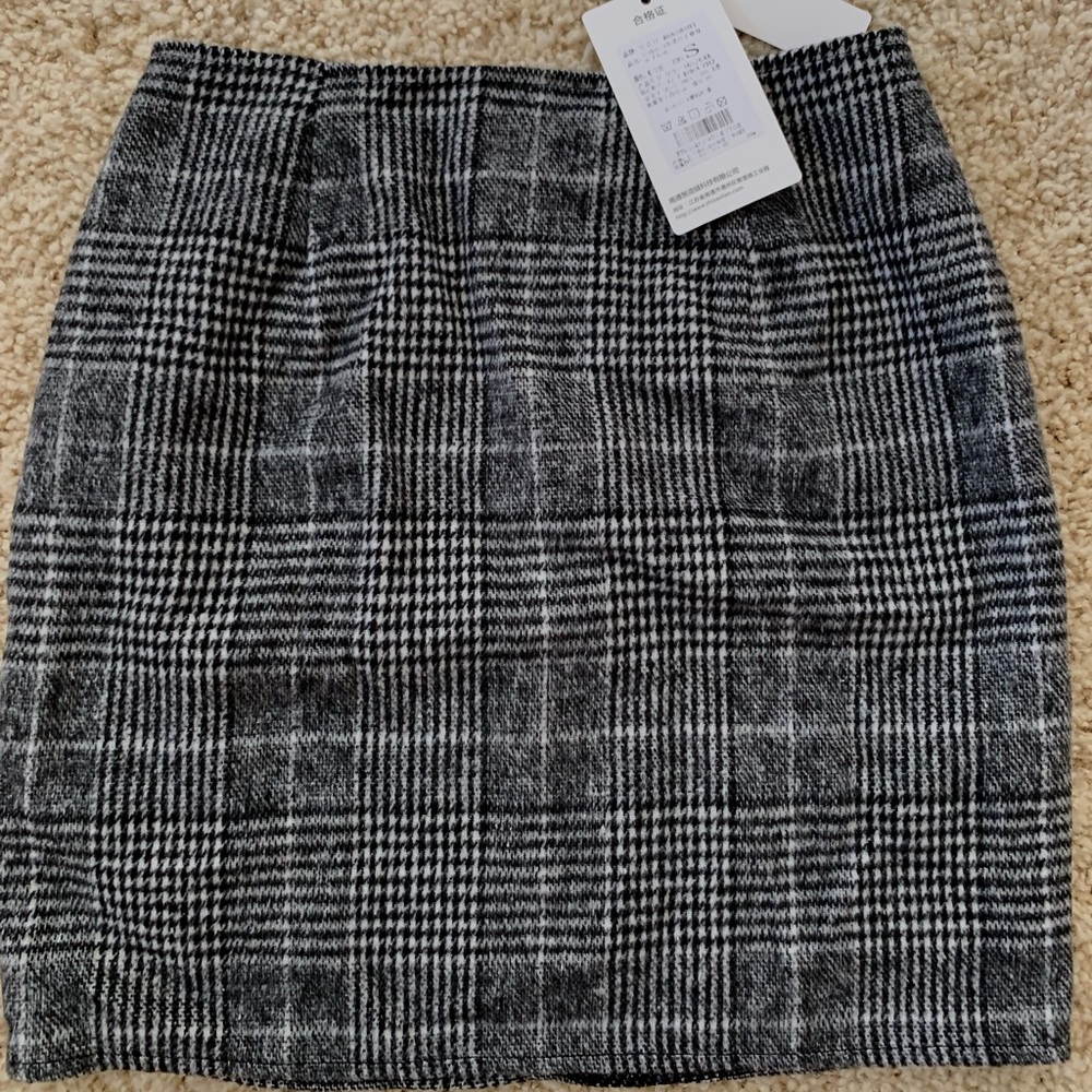 Plaid Mini skirt